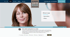 Desktop Screenshot of kliniekaandemaas.com